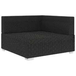 VidaXL Modular-Sofa-Eckteil 1 Stk. + Auflagen Poly Rattan Schwarz -Kaufland 4436a7fa920aa883db9c06ddce34889a
