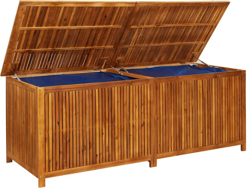 VidaXL Garten-Aufbewahrungsbox 200x80x75 Cm Massivholz Akazie 4 VidaXL Garten-Aufbewahrungsbox 200x80x75 Cm Massivholz Akazie – Bild 4