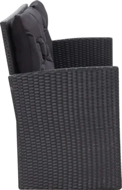 VidaXL 6-tlg. Garten-Lounge-Set Mit Kissen Poly Rattan Schwarz 13 VidaXL 6-tlg. Garten-Lounge-Set Mit Kissen Poly Rattan Schwarz -Kaufland 4aa1f7e4cf7c5e417394a5f4056852d5