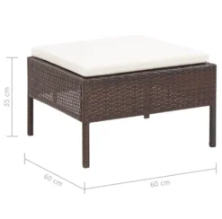 VIDAXL 3-tlg. Garten-Lounge-Set Mit Auflagen Poly Rattan Braun 14 VIDAXL 3-tlg. Garten-Lounge-Set Mit Auflagen Poly Rattan Braun -Kaufland 4bce9c1730ea4df3329b95cca52a206c