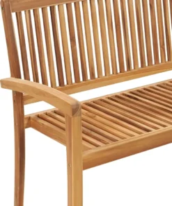 VidaXL Stapelbare 2-Sitzer Gartenbank 128,5 Cm Massivholz Teak -Kaufland 4c8fbcf607e81322580fc4e4f4300afc