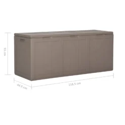 VidaXL Garten-Aufbewahrungsbox 270 L Braun PP Rattan 17 VidaXL Garten-Aufbewahrungsbox 270 L Braun PP Rattan -Kaufland 57413fc1ee4316906ef4872a390c7d4c