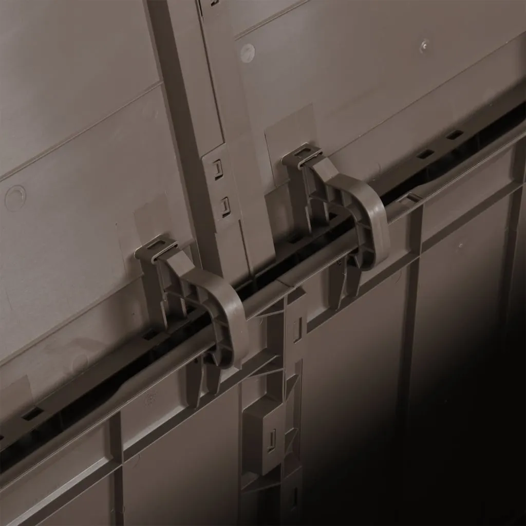 VidaXL Garten-Aufbewahrungsbox 270 L Braun PP Rattan 7 VidaXL Garten-Aufbewahrungsbox 270 L Braun PP Rattan – Bild 7