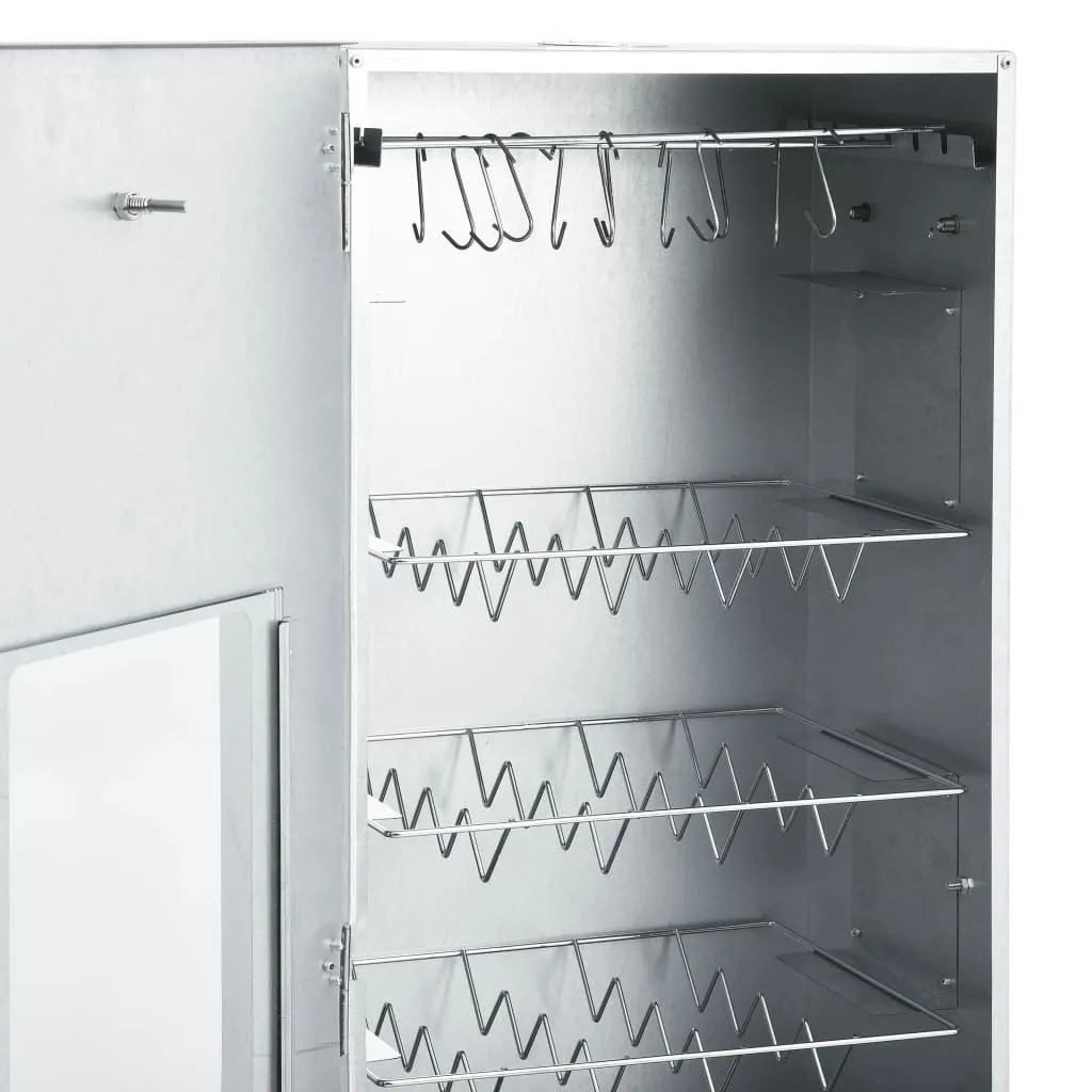 VidaXL Räucherofen Mit 1 Kg Hackschnitzel 44,5×29×124 Cm 6 VidaXL Räucherofen Mit 1 Kg Hackschnitzel 44,5×29×124 Cm – Bild 6