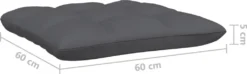 VidaXL Garten-Mittelsofa Mit Anthrazit Kissen Grau Massivholz Kiefer -Kaufland 5b8bbb1881e3a7f48d973566f294c712