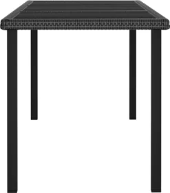VidaXL Garten-Esstisch Schwarz 180x70x73 Cm Poly Rattan -Kaufland 5bb95cf31d0af1528d0a54d995488bbc