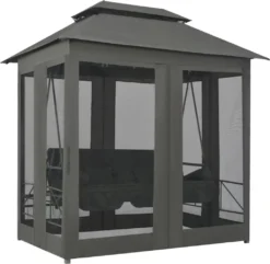 VidaXL Gartenschaukel Mit Bettfunktion Und Dach 220×160×240 Cm Stahl 11 VidaXL Gartenschaukel Mit Bettfunktion Und Dach 220×160×240 Cm Stahl -Kaufland 5d146412c14e84a7d9f46c70e74a940f