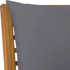 VidaXL Gartenbank 114,5 Cm Mit Dunkelgrauem Kissen Massivholz Akazie -Kaufland 6188c15e036b596ae0da4c48a6ef7a2f