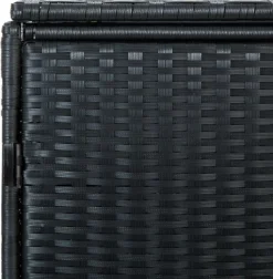 VidaXL Mülltonnenbox Für 2 Tonnen Poly Rattan Schwarz 148x80x111 Cm -Kaufland 651389e3a0382d63e778bac6ca4f6446