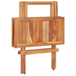 VidaXL Klappbarer Bistrotisch 60 X 60 X 65 Cm Teak Massiv -Kaufland 658cd78ecde4616dc8cd75e2101879a1