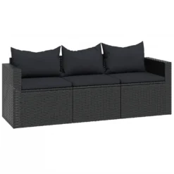 VidaXL Garten-Lounge-Set Schwarz Poly Rattan 15 VidaXL Garten-Lounge-Set Schwarz Poly Rattan -Kaufland 67bb605cad4ac45787580afb18ece390