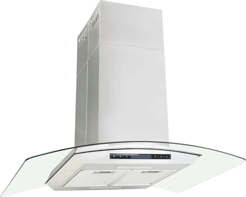 VidaXL Insel-Dunstabzugshaube 90 Cm LCD Touch-Sensor 756 M³/h LED 1 VidaXL Insel-Dunstabzugshaube 90 Cm LCD Touch-Sensor 756 M³/h LED