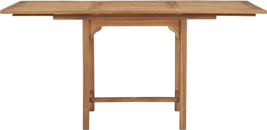 VidaXL Ausziehbarer Gartentisch (110-160)×80×75 Cm Massivholz Teak 5 VidaXL Ausziehbarer Gartentisch (110-160)×80×75 Cm Massivholz Teak – Bild 5