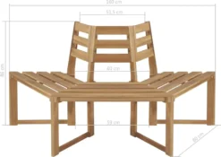 VidaXL Baumbank Halb-Hexagonal 160 Cm Massivholz Akazie 7 VidaXL Baumbank Halb-Hexagonal 160 Cm Massivholz Akazie -Kaufland 6c39e37ff25aa538b8a5c291026b24f5