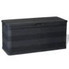 VidaXL Gartenbox Schwarz 117×45×56 Cm