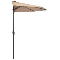 VidaXL Balkon-Sonnenschirm Mit Alu-Mast Taupe 300×150 Cm Halbrund 11 VidaXL Balkon-Sonnenschirm Mit Alu-Mast Taupe 300×150 Cm Halbrund -Kaufland 6cc7d6459216c233eee233fb18bbdc58