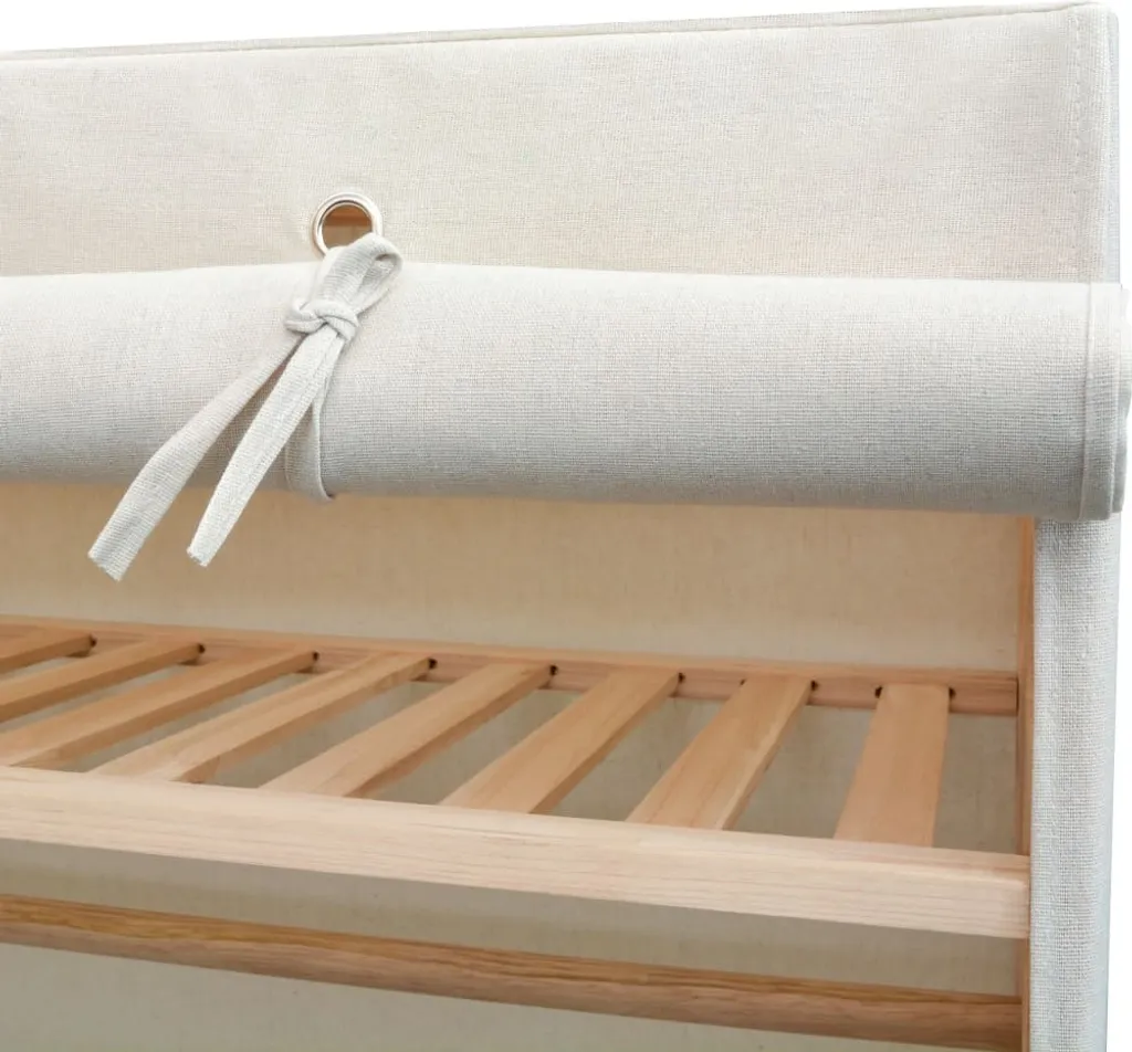 VidaXL Schrank Stoff Und Kiefernholz 110 X 40 X 170 Cm 6 VidaXL Schrank Stoff Und Kiefernholz 110 X 40 X 170 Cm – Bild 6