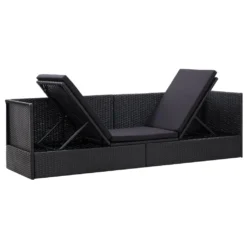 VidaXL Garten-Sofabett Mit Kissen Poly Rattan Schwarz 9 VidaXL Garten-Sofabett Mit Kissen Poly Rattan Schwarz -Kaufland 6d6bbfafaad2450186d9ca9c44d4d7d4