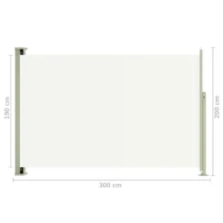 VidaXL Seitenmarkise Ausziehbar 200x300 Cm Creme -Kaufland 71030e0d51f5b23447affa8f1c62e970