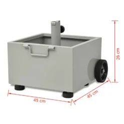 VidaXL Bepflanzbarer Sonnenschirmständer Blumentopf Grau -Kaufland 7329de05c6f28908dd520079ae9c032b