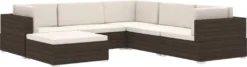 VidaXL Modular-Sofa-Mittelteil 1 Stk. + Auflagen Poly Rattan Braun 13 VidaXL Modular-Sofa-Mittelteil 1 Stk. + Auflagen Poly Rattan Braun -Kaufland 79aa86e44fc781d89708d7e818964170