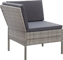 VidaXL 6-tlg. Garten-Sofagarnitur Mit Auflagen Poly Rattan Grau -Kaufland 7a692de1dfe1d34dba310cef3019d4ec