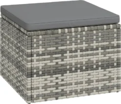 VidaXL 3-tlg. Garten-Lounge-Set Mit Kissen Grau Poly Rattan 12 VidaXL 3-tlg. Garten-Lounge-Set Mit Kissen Grau Poly Rattan -Kaufland 7c22e92950bba0bada9a28230f7722ca