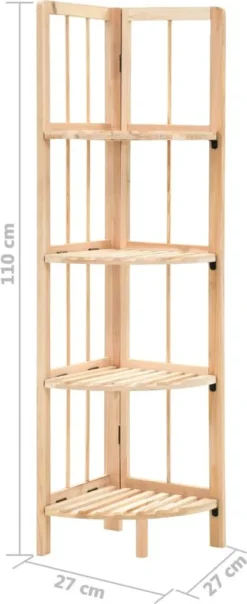 VidaXL Eckregal Zedernholz 27x27x110 Cm -Kaufland 7e8a165397f7565fa71f196a71ef2784