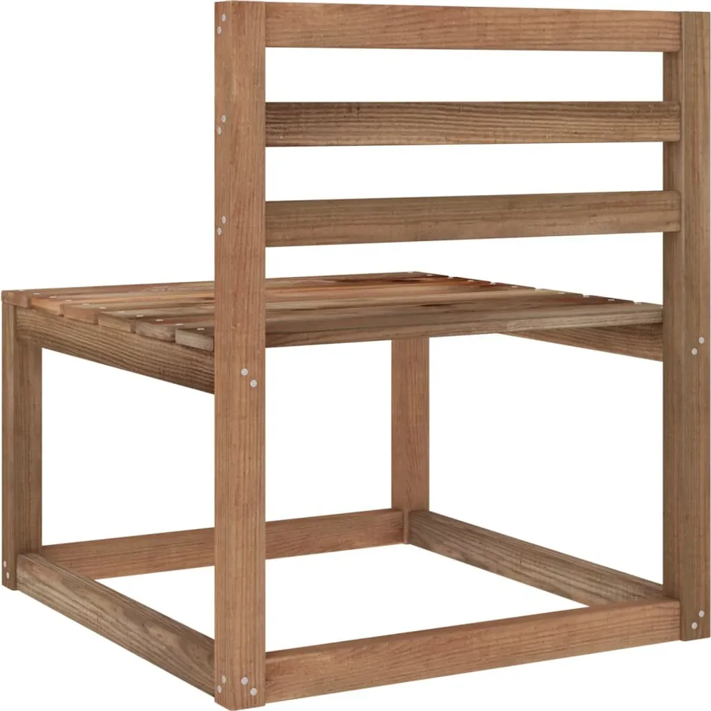 VidaXL 2-tlg. Garten-Lounge-Set Braun Imprägniertes Kiefernholz 5 VidaXL 2-tlg. Garten-Lounge-Set Braun Imprägniertes Kiefernholz – Bild 5