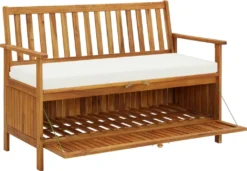 VidaXL Garten Aufbewahrungsbank Akazienholz Massiv 120 X 63 X 84 Cm 10 VidaXL Garten Aufbewahrungsbank Akazienholz Massiv 120 X 63 X 84 Cm -Kaufland 80a87b623ff741eebfe1a47e43bde30e