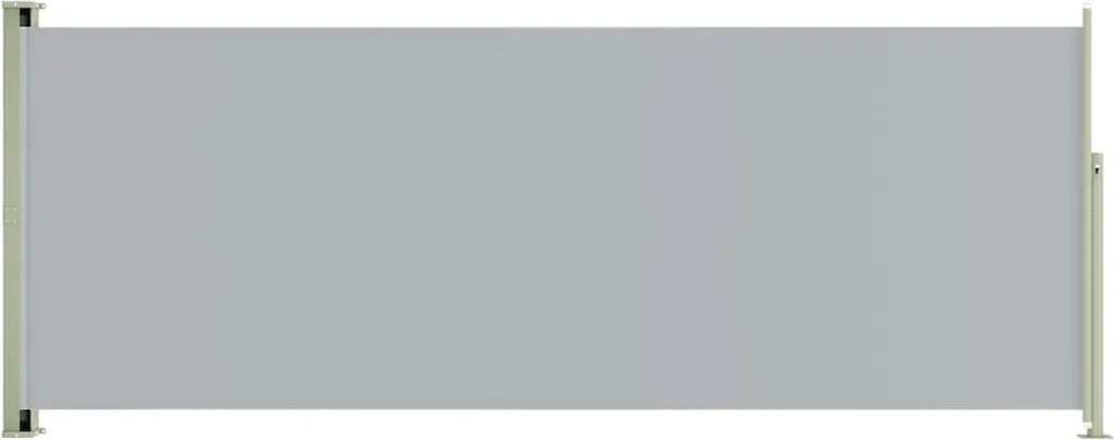 VidaXL Seitenmarkise Ausziehbar 117x300 Cm Grau 1 VidaXL Seitenmarkise Ausziehbar 117x300 Cm Grau