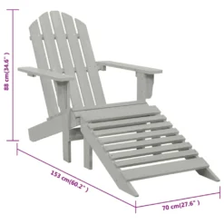 VidaXL Gartensessel Mit Fußstütze Holz Grau 16 VidaXL Gartensessel Mit Fußstütze Holz Grau -Kaufland 857639454c81b7bc5acb7c4aaf2411af