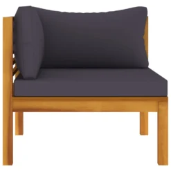 VidaXL 2-tlg. Sofa-Set Mit Dunkelgrauen Kissen Akazie Massivholz 17 VidaXL 2-tlg. Sofa-Set Mit Dunkelgrauen Kissen Akazie Massivholz -Kaufland 863fae6fc5dbcd70c2898cb2d16ba53f