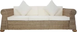 VidaXL 3-Sitzer-Sofa Mit Kissen Natur Rattan 10 VidaXL 3-Sitzer-Sofa Mit Kissen Natur Rattan -Kaufland 86c4c100a0f98605e67b62e5501a246e