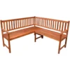 VidaXL Garten-Eckbank 150 Cm Massivholz Akazie