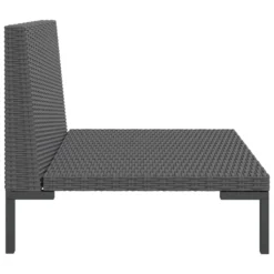 VidaXL Gartensofa Mit Kissen Halbrundes Poly Rattan -Kaufland 8961f4186fe735ac7559ecc0b866f898