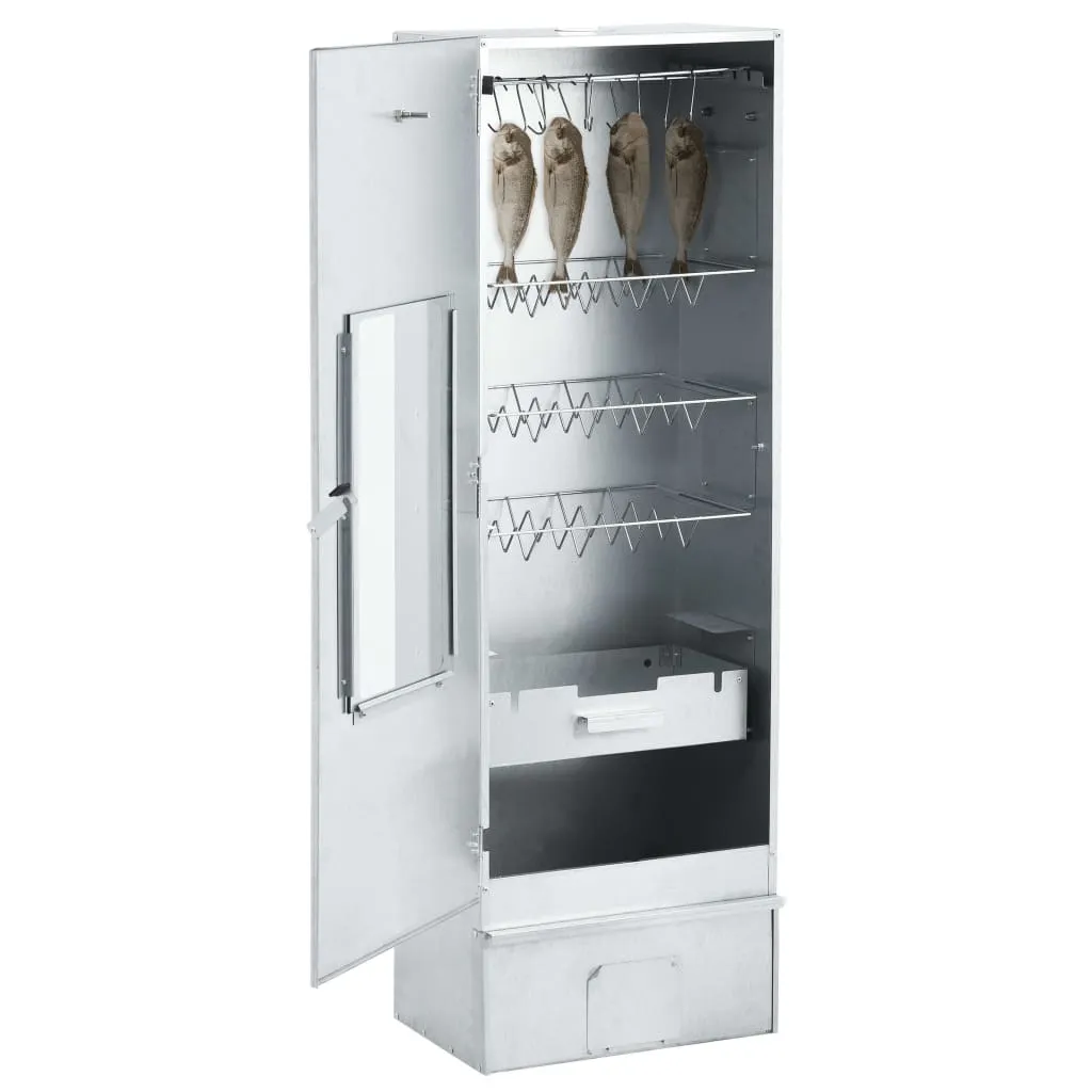 VidaXL Räucherofen Mit 1 Kg Hackschnitzel 44,5×29×124 Cm 1 VidaXL Räucherofen Mit 1 Kg Hackschnitzel 44,5×29×124 Cm