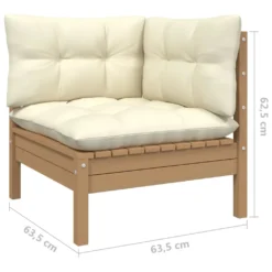 VidaXL 5-tlg. Garten-Lounge-Set Mit Kissen Honigbraun Kiefernholz 13 VidaXL 5-tlg. Garten-Lounge-Set Mit Kissen Honigbraun Kiefernholz -Kaufland 8b2593f1f0343d005230d874a8409907