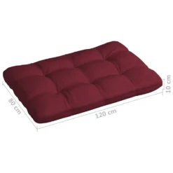 VidaXL Palettensofa-Auflagen 7 Stk. Weinrot -Kaufland 8ba757df2eef1986deef435ff5a489c6