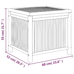 VidaXL Gartentruhe 60x52x55 Cm Bambus -Kaufland 8ec3319a82a69f1a341e8206d668863f