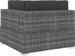 VidaXL Modular-Sofa-Eckteil 1 Stk. + Auflagen Poly Rattan Grau -Kaufland 90ee1d6588448e004aa04e2dafbcd1bb
