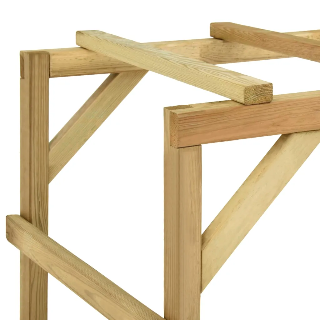 VidaXL Garten-Klettergerüst 170x60x170 Cm Kiefer Massivholz 4 VidaXL Garten-Klettergerüst 170x60x170 Cm Kiefer Massivholz – Bild 4