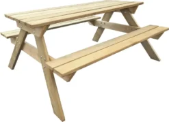 VidaXL Picknicktisch 150x135x71,5 Cm Holz