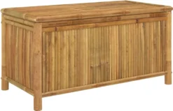 VidaXL Gartentruhe 110x52x55 Cm Bambus