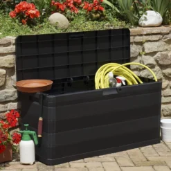 VidaXL Gartenbox Schwarz 117×45×56 Cm -Kaufland 93f1e305117464fc1e50e1488894cd0d