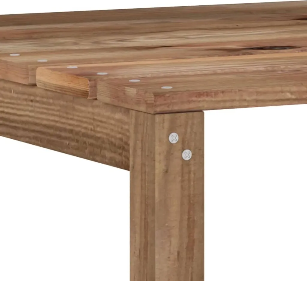 VidaXL 2-tlg. Garten-Lounge-Set Braun Imprägniertes Kiefernholz 6 VidaXL 2-tlg. Garten-Lounge-Set Braun Imprägniertes Kiefernholz – Bild 6