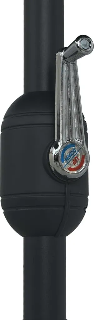 VidaXL Sonnenschirm Mit Aluminium-Mast 270 X 246 Cm Anthrazit 5 VidaXL Sonnenschirm Mit Aluminium-Mast 270 X 246 Cm Anthrazit – Bild 5