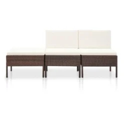 VIDAXL 3-tlg. Garten-Lounge-Set Mit Auflagen Poly Rattan Braun 15 VIDAXL 3-tlg. Garten-Lounge-Set Mit Auflagen Poly Rattan Braun -Kaufland 980a5e98d7d8ceb4efbba2397c885089