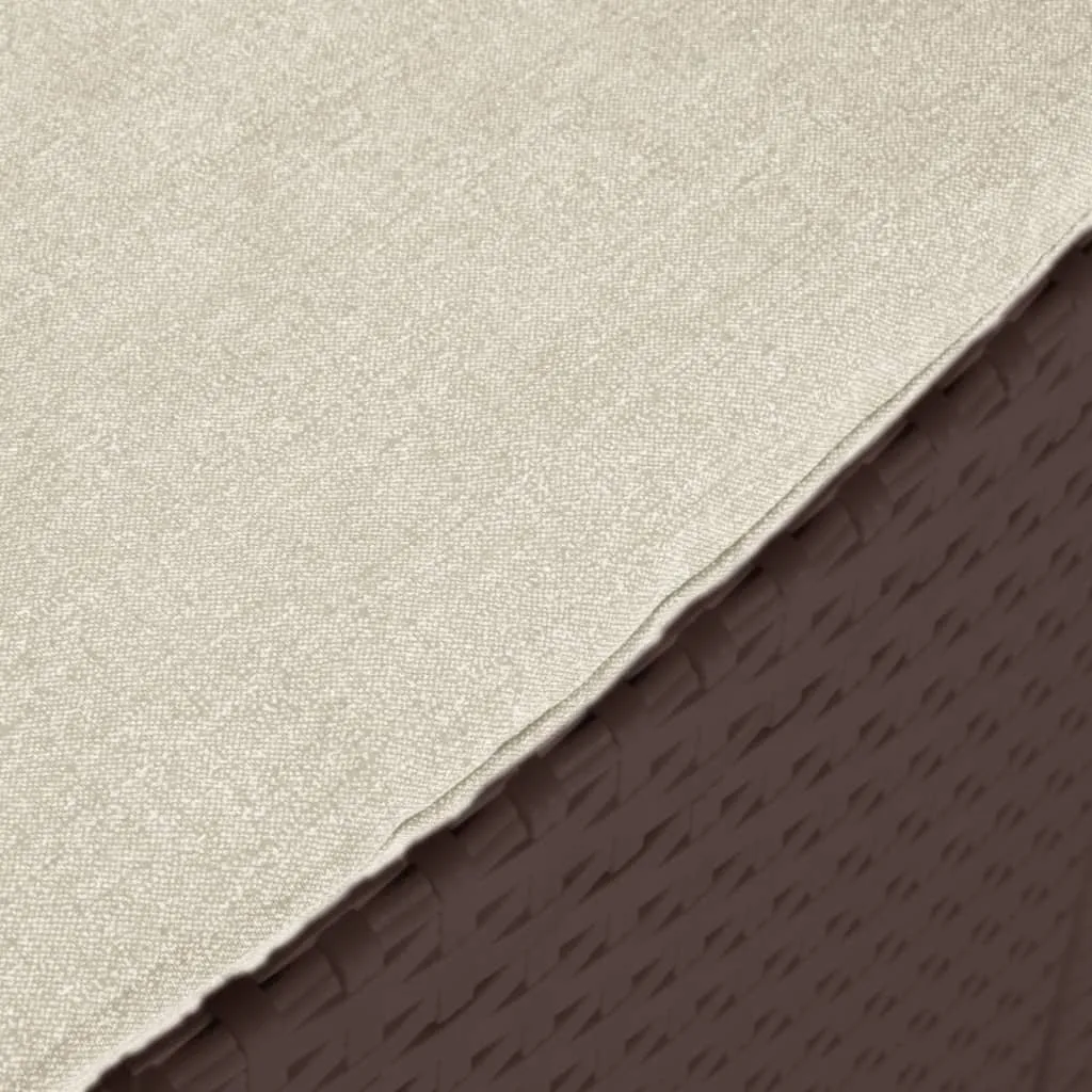 VidaXL 2-Sitzer Gartenbank Mit Kissen PP Rattan Braun 5 VidaXL 2-Sitzer Gartenbank Mit Kissen PP Rattan Braun – Bild 5