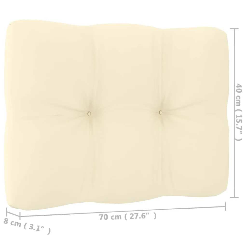 VidaXL 2tlg. Garten-Lounge-Set Mit Kissen Honigbraun Massivholz Kiefer 9 VidaXL 2tlg. Garten-Lounge-Set Mit Kissen Honigbraun Massivholz Kiefer – Bild 9